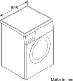 Bosch WUU28T70 Serie 6 Waschmaschine 8kg 1400 UpM Unterbau SpeedPerfect VarioTrommel EcoSilence – Bild 20