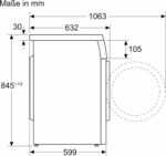 Bosch Serie 6 Unterbau-Waschmaschine 9 kg 1400 UpM Knitterschutz Dampffunktion – Bild 33