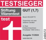 Bosch WUU28T70 Serie 6 Waschmaschine 8kg 1400 UpM Unterbau SpeedPerfect VarioTrommel EcoSilence – Bild 2