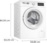 Bosch Serie 6 Unterbau-Waschmaschine 9 kg 1400 UpM Speed Perfect WUU28T22 – Bild 23