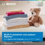 Bosch Serie 2 Waschmaschine 7 kg 1400 U/min Speed Perfect Frontlader WGE0240V – Bild 4