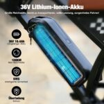 E-Bike Klapprad 20 Zoll mit Fat Reifen, 374Wh Akku, 100km Reichweite, 4 Fahrmodi – Bild 8