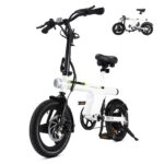 Finbike E Bike Klapprad 14 Zoll, 7.8Ah Akku, 250W, vollständig faltbar, 45km Reichweite