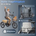 Fafrees F20 Mate E-Bike Dreirad Erwachsene 20 Zoll 48V 23,45Ah 65Nm Motor 180kg COC-Zertifiziert – Bild 6