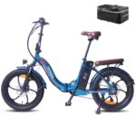 Fafrees F20 PRO E-Bike Klapprad 20 Zoll Fatbike 36V 20AH Akku 250W Motor Aurora Blue