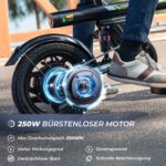 Finbike Elektrofahrrad Klappbar 14 Zoll, 250W Motor, 7.8Ah Akku, 25 km/h, kompaktes E-Bike Klapprad – Bild 4