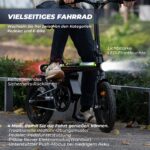 Finbike E Bike Klapprad 14 Zoll, 7.8Ah Akku, 250W, vollständig faltbar, 45km Reichweite – Bild 6