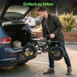 Finbike E Bike Klapprad 14 Zoll, 12Ah Akku, 250W Motor, APP-Steuerung, 50km Reichweite – Bild 9