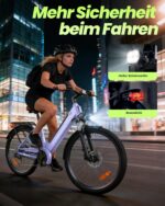 Finbike 26 Zoll E-Bike, 36V 13Ah Akku, 25 km/h, 88km Reichweite, 7-Gang Schaltung für Erwachsene – Bild 7