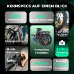 Fafrees F20 PRO E-Bike Klapprad 20 Zoll Fatbike 36V 20AH Akku 250W Motor Aurora Blue – Bild 2