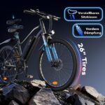 Finbike E-Bike 26 Zoll Elektrofahrrad 36V 15Ah Akku 100km Reichweite 250W Motor 7-Gang Cityrad – Bild 4