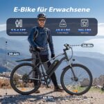 Finbike E-Bike 26 Zoll Elektrofahrrad 36V 10.4Ah Akku 60km Reichweite 7-Gang Mountainbike – Bild 6