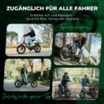 Fafrees F20 PRO E-Bike Klapprad 20 Zoll, 250W Motor, 36V 20Ah Akku, StVO-konform mit Bremslicht – Bild 9