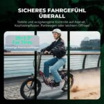 Fafrees F20 PRO E-Bike Klapprad 20 Zoll, 250W Motor, 36V 20Ah Akku, StVO-konform mit Bremslicht – Bild 6