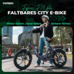 Fafrees F20 PRO E-Bike Klapprad 20 Zoll, 250W Motor, 36V 20Ah Akku, StVO-konform mit Bremslicht – Bild 2
